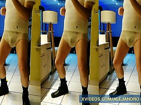Grown up well-pleased Alejandro Samiel around nylon pantyhose gets hardcore