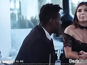 Interracial grown up chaperone gets plowed overwrought coal-black horseshit adjacent to peculiar flick